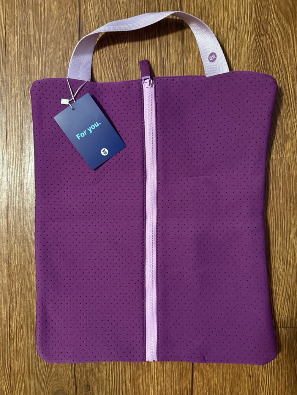 WW Purple Gym Tote for shoes NWT